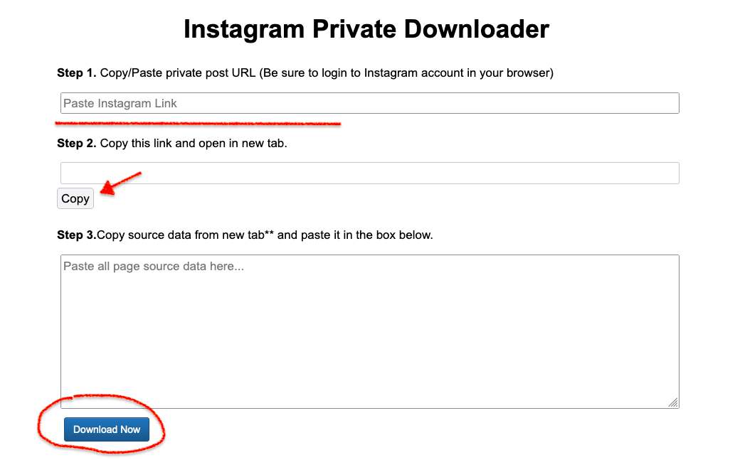 Instagram Private Downloader